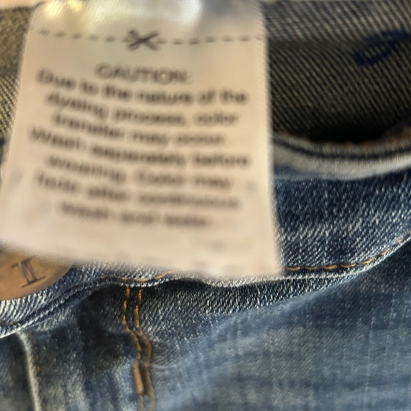 Isabel Maternity skinny bootcut denim jeans black elastic waist panels Sz 4/27R - Picture 5 of 7